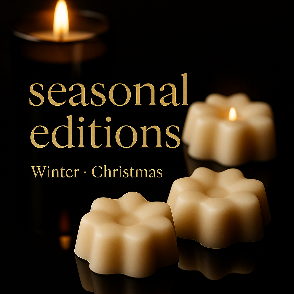 Warm, festive blends with depth and subtle sweetness. Limited seasonal releases crafted for winter rituals and evening ambience.